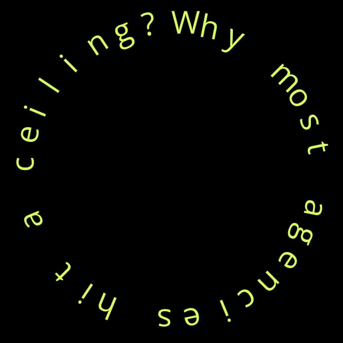 circle text